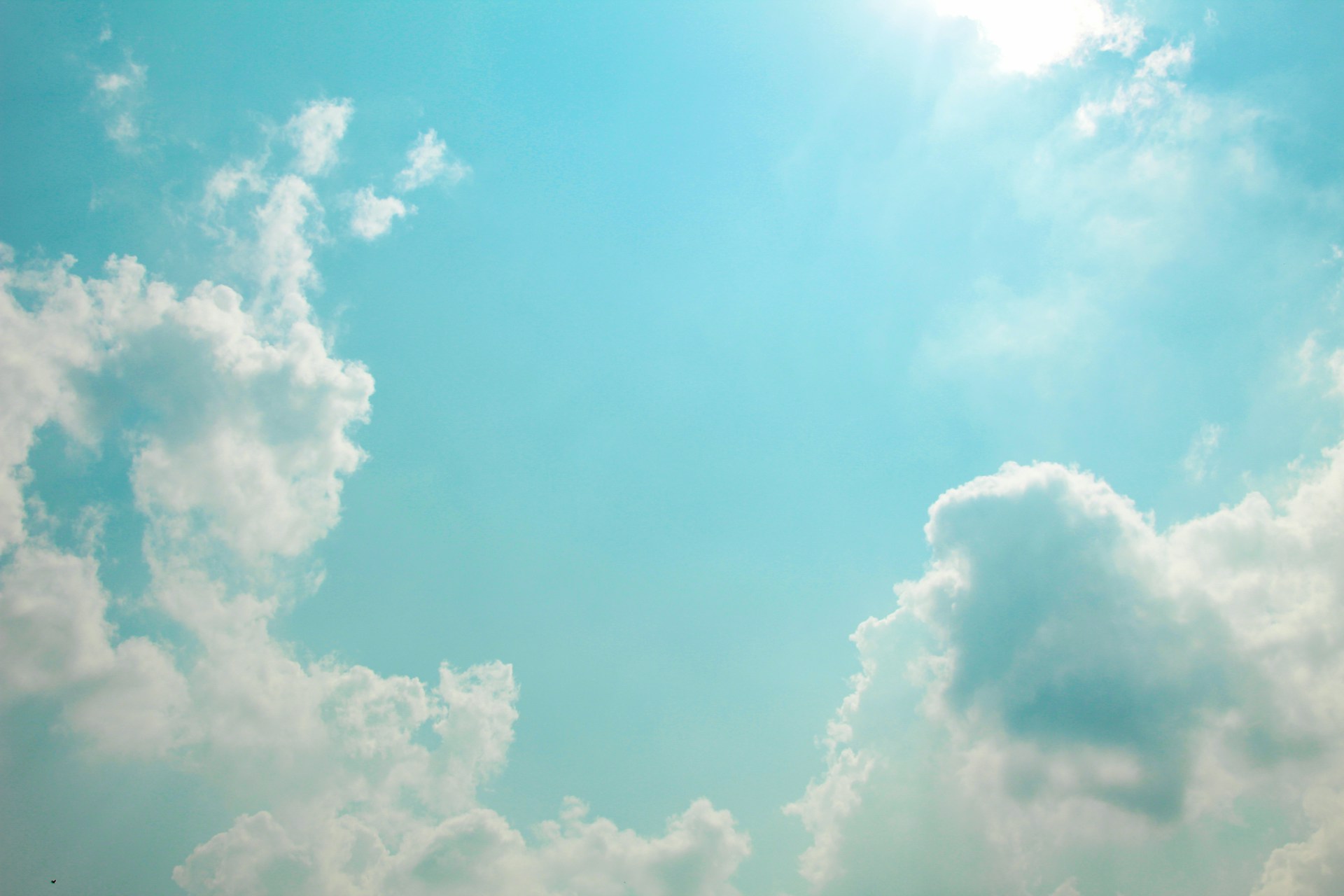 Photo d'un ciel nuageux